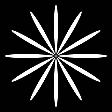 Organik şekiller. Çiçek, taç yaprağı, bitki simgesi, sembol