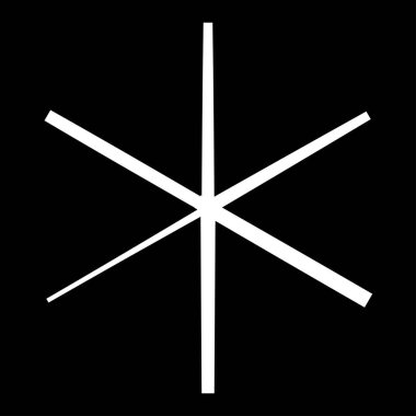 Düzensiz radyal, yayılan çizgiler. Patlama, teller, patlama elementleri. Yıldız patlaması, güneş patlaması kesişen çizgiler, çizgiler - stok vektör illüstrasyonu, klip sanatları grafikleri