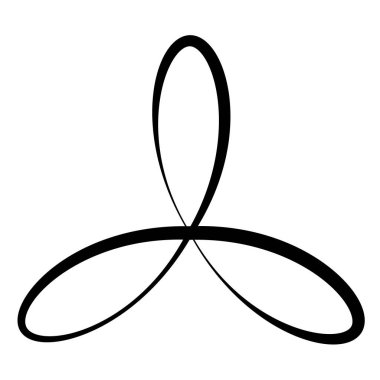 Organik şekiller. Çiçek, taç yaprağı, bitki simgesi, sembol