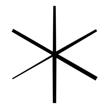 Düzensiz radyal, yayılan çizgiler. Patlama, teller, patlama elementleri. Yıldız patlaması, güneş patlaması kesişen çizgiler, çizgiler - stok vektör illüstrasyonu, klip sanatları grafikleri