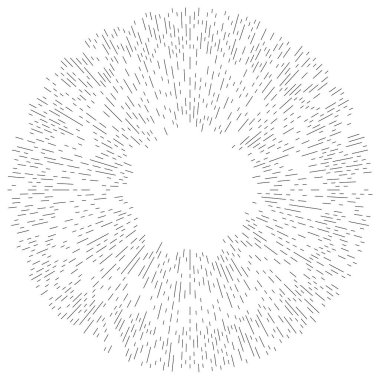 Radikal, dairesel, eşmerkezli çizgiler vektör elementi