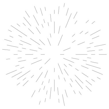 Radikal, dairesel, eşmerkezli çizgiler vektör elementi