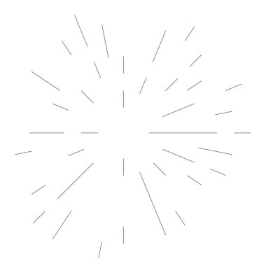 Radikal, dairesel, eşmerkezli çizgiler vektör elementi