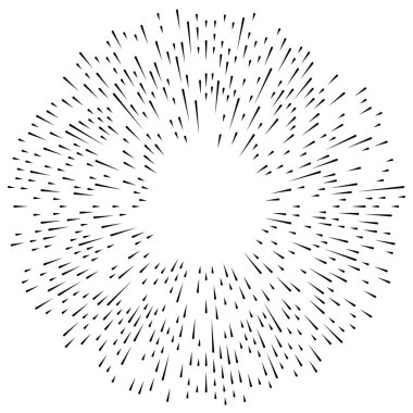 Radikal, dairesel, eşmerkezli çizgiler vektör elementi