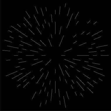 Radikal, dairesel, eşmerkezli çizgiler vektör elementi