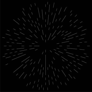 Radikal, dairesel, eşmerkezli çizgiler vektör elementi