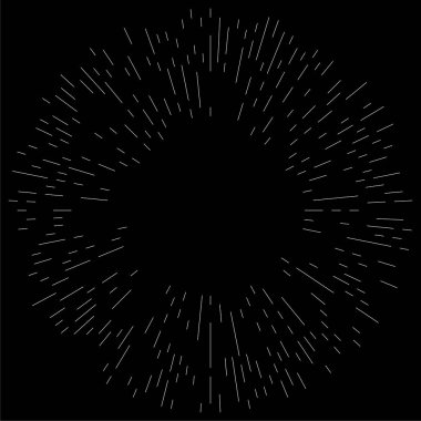 Radikal, dairesel, eşmerkezli çizgiler vektör elementi