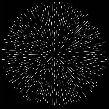 Radikal, dairesel, eşmerkezli çizgiler vektör elementi
