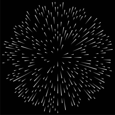Radikal, dairesel, eşmerkezli çizgiler vektör elementi