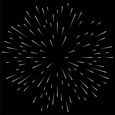 Radikal, dairesel, eşmerkezli çizgiler vektör elementi