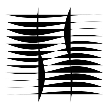 Düzensiz ızgara, rastgele çizgiler. Kareler kafes, ızgara, kafes ve pleksus deseni - stok vektör illüstrasyonu, klip- sanat grafikleri