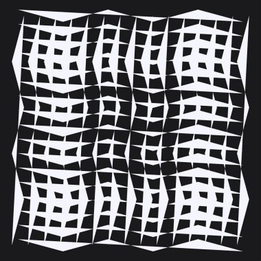 Düzensiz ızgara, rastgele çizgiler. Kareler kafes, ızgara, kafes ve pleksus deseni - stok vektör illüstrasyonu, klip- sanat grafikleri