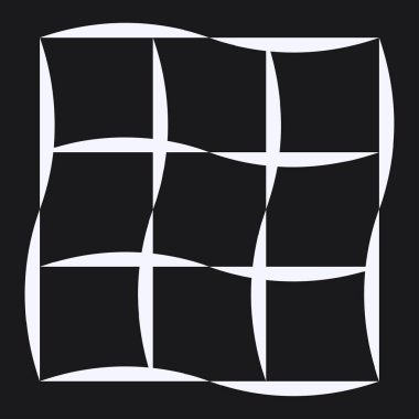 Düzensiz ızgara, rastgele çizgiler. Kareler kafes, ızgara, kafes ve pleksus deseni - stok vektör illüstrasyonu, klip- sanat grafikleri