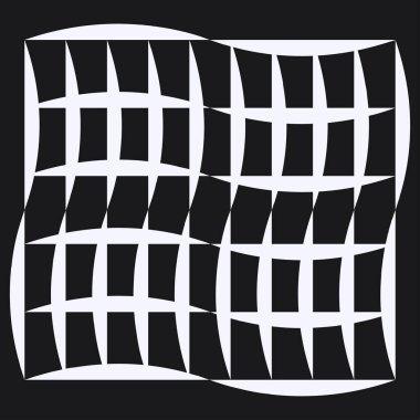 Düzensiz ızgara, rastgele çizgiler. Kareler kafes, ızgara, kafes ve pleksus deseni - stok vektör illüstrasyonu, klip- sanat grafikleri