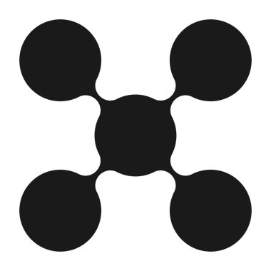 Soyut dairesel, ışıyan tasarım elemanı vektörü - stok vektör illüstrasyonu, kırpma sanatı grafikleri