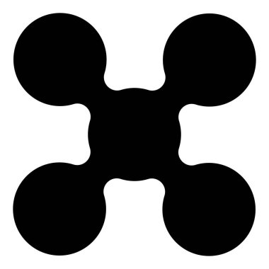 Soyut dairesel, ışıyan tasarım elemanı vektörü - stok vektör illüstrasyonu, kırpma sanatı grafikleri