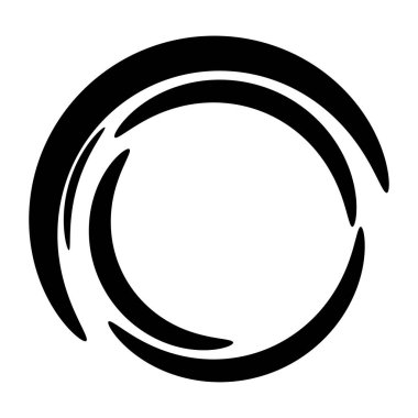 Soyut dairesel, ışıyan tasarım elemanı vektörü - stok vektör illüstrasyonu, kırpma sanatı grafikleri