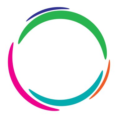 Soyut dairesel, ışıyan tasarım elemanı vektörü - stok vektör illüstrasyonu, kırpma sanatı grafikleri