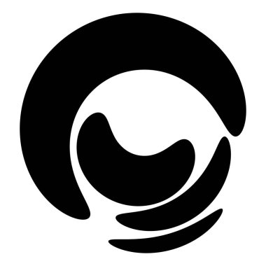 Soyut dairesel, ışıyan tasarım elemanı vektörü - stok vektör illüstrasyonu, kırpma sanatı grafikleri