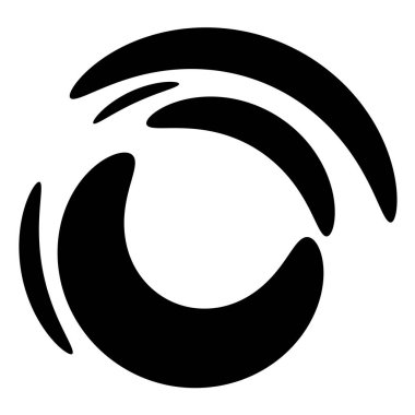 Soyut dairesel, ışıyan tasarım elemanı vektörü - stok vektör illüstrasyonu, kırpma sanatı grafikleri