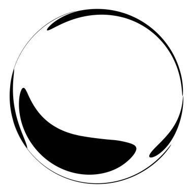 Soyut dairesel, ışıyan tasarım elemanı vektörü - stok vektör illüstrasyonu, kırpma sanatı grafikleri