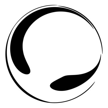 Soyut dairesel, ışıyan tasarım elemanı vektörü - stok vektör illüstrasyonu, kırpma sanatı grafikleri