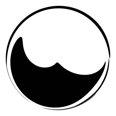 Soyut dairesel, ışıyan tasarım elemanı vektörü - stok vektör illüstrasyonu, kırpma sanatı grafikleri