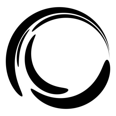 Soyut dairesel, ışıyan tasarım elemanı vektörü - stok vektör illüstrasyonu, kırpma sanatı grafikleri