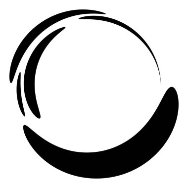 Soyut dairesel, ışıyan tasarım elemanı vektörü - stok vektör illüstrasyonu, kırpma sanatı grafikleri