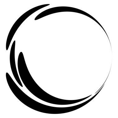 Soyut dairesel, ışıyan tasarım elemanı vektörü - stok vektör illüstrasyonu, kırpma sanatı grafikleri