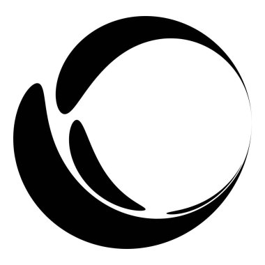 Soyut dairesel, ışıyan tasarım elemanı vektörü - stok vektör illüstrasyonu, kırpma sanatı grafikleri