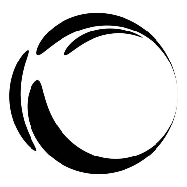 Soyut dairesel, ışıyan tasarım elemanı vektörü - stok vektör illüstrasyonu, kırpma sanatı grafikleri