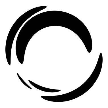 Soyut dairesel, ışıyan tasarım elemanı vektörü - stok vektör illüstrasyonu, kırpma sanatı grafikleri