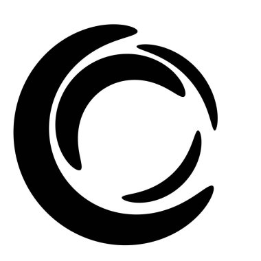 Soyut dairesel, ışıyan tasarım elemanı vektörü - stok vektör illüstrasyonu, kırpma sanatı grafikleri