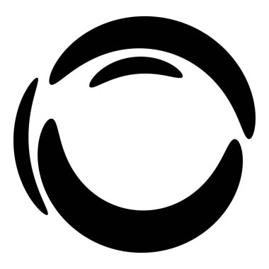 Soyut dairesel, ışıyan tasarım elemanı vektörü - stok vektör illüstrasyonu, kırpma sanatı grafikleri