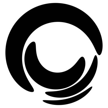 Soyut dairesel, ışıyan tasarım elemanı vektörü - stok vektör illüstrasyonu, kırpma sanatı grafikleri