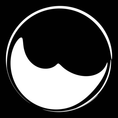 Soyut dairesel, ışıyan tasarım elemanı vektörü - stok vektör illüstrasyonu, kırpma sanatı grafikleri