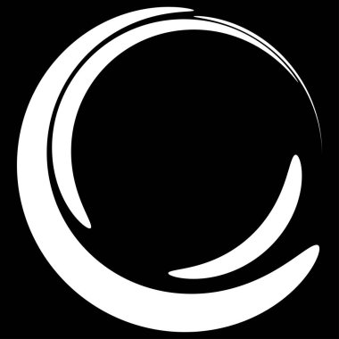 Soyut dairesel, ışıyan tasarım elemanı vektörü - stok vektör illüstrasyonu, kırpma sanatı grafikleri