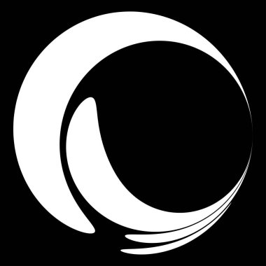 Soyut dairesel, ışıyan tasarım elemanı vektörü - stok vektör illüstrasyonu, kırpma sanatı grafikleri