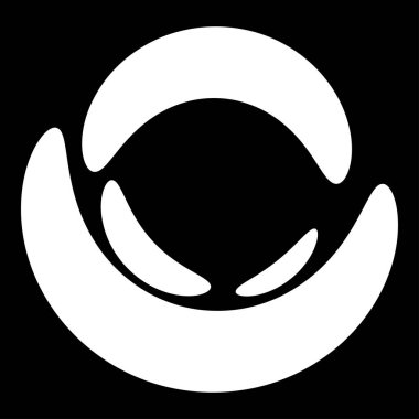 Soyut dairesel, ışıyan tasarım elemanı vektörü - stok vektör illüstrasyonu, kırpma sanatı grafikleri