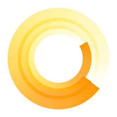 Soyut dairesel, ışıyan tasarım elemanı vektörü - stok vektör illüstrasyonu, kırpma sanatı grafikleri