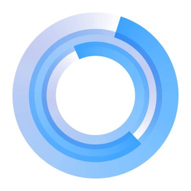 Soyut dairesel, ışıyan tasarım elemanı vektörü - stok vektör illüstrasyonu, kırpma sanatı grafikleri