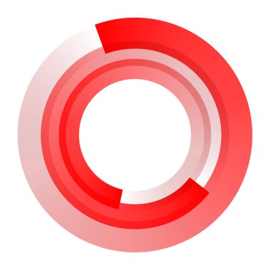 Soyut dairesel, ışıyan tasarım elemanı vektörü - stok vektör illüstrasyonu, kırpma sanatı grafikleri