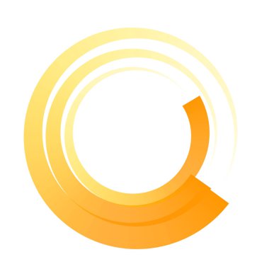 Soyut dairesel, ışıyan tasarım elemanı vektörü - stok vektör illüstrasyonu, kırpma sanatı grafikleri