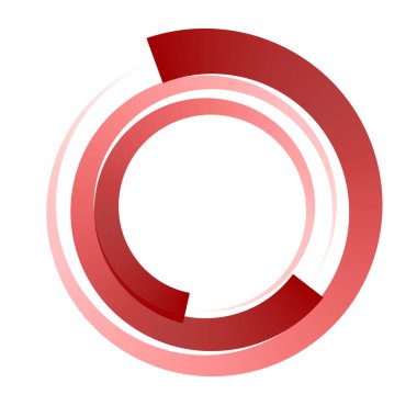 Soyut dairesel, ışıyan tasarım elemanı vektörü - stok vektör illüstrasyonu, kırpma sanatı grafikleri