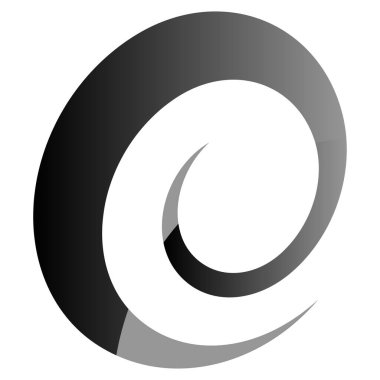 Spiral, girdap, girdap ve girdap tasarım elementi