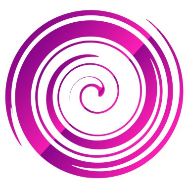 Spiral, girdap, girdap ve girdap tasarım elementi