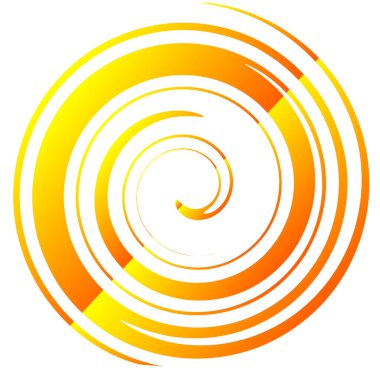 Spiral, girdap, girdap ve girdap tasarım elementi