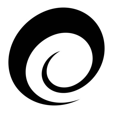 Spiral, girdap, girdap ve girdap tasarım elementi