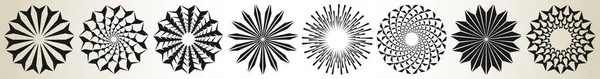 Abstract Spiral Redemoinho Twirl Mandala Ícone Motivo Ilustração Vetor Estoque —  Vetores de Stock